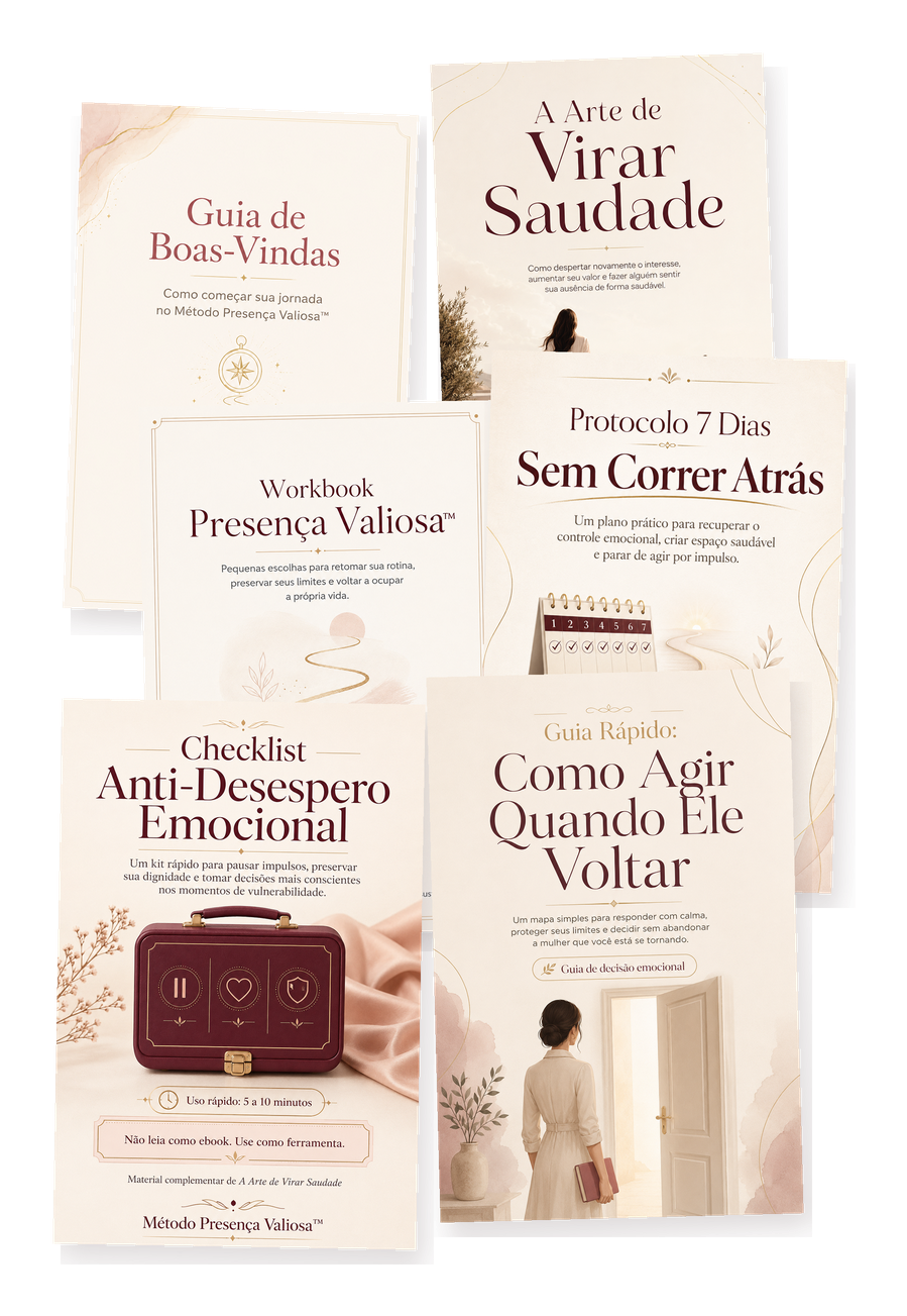 As seis ferramentas do Método Presença Valiosa