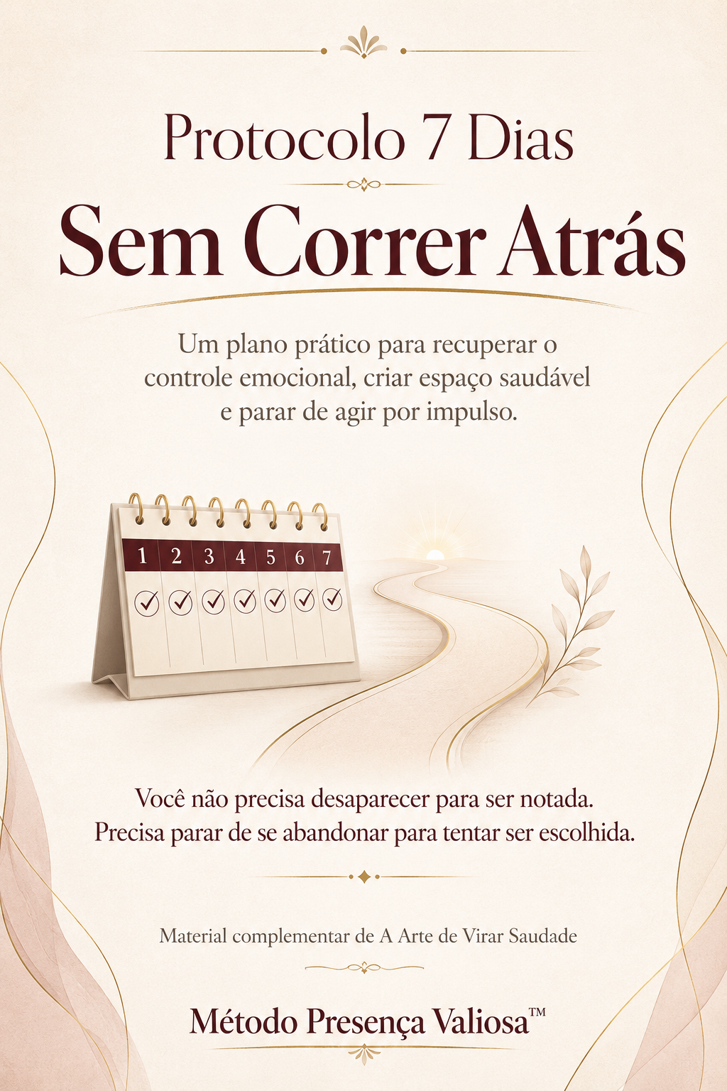 Protocolo 7 Dias Sem Correr Atrás